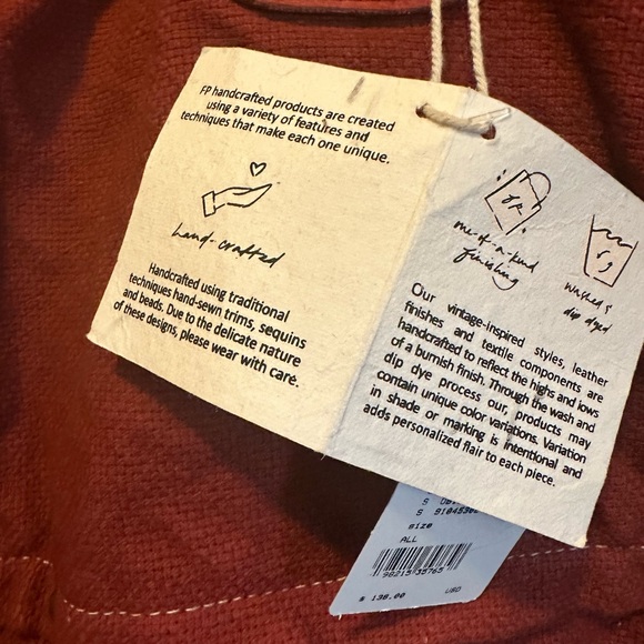 Free People Waverly Tote Weekender Canvas Leather Tote Bag 🔖NWT🔖 $138 - Picture 13 of 14